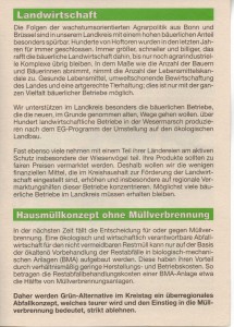 Kreistags-Wahlprogramm 1996 - Grün Alternatives Bündnis - GAB - Seite 7  von 8 Seiten